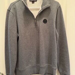 Michael Kors Quarter-Zip Pullover | Heather Gray | Size M